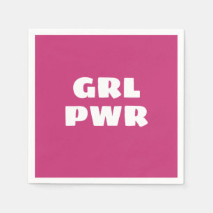 Girl Power Napkins