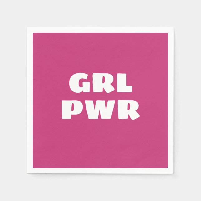 Girl Power Napkins (Front)