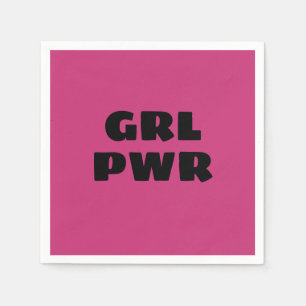 Girl Power Napkins