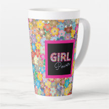 Girl Power | Pink Girly Beautiful Wildflower Women
