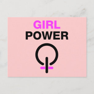 Girl Power Postcard