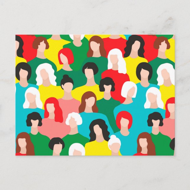 Girl power postcard (Front)