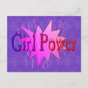 Girl Power Postcard