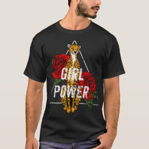 Girl Power: Roses & Tiger Strength T-Shirt