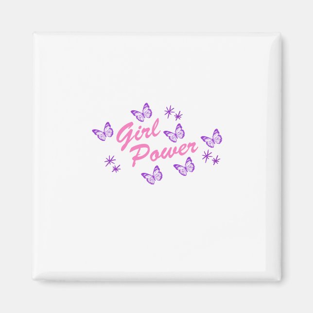 Girl Power S Stickers Sticker  Magnet (Front)