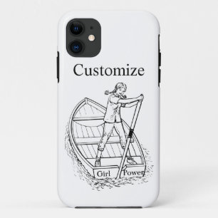 Girl Power Sculling Boat Thunder_Cove  Case-Mate iPhone Case