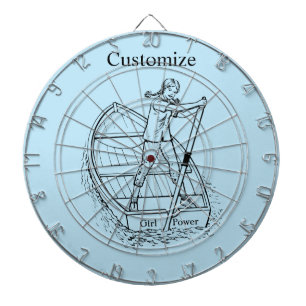 Girl Power Sculling Boat Thunder_Cove Dartboard
