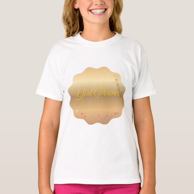Girl Power Shape T-Shirt (Front)