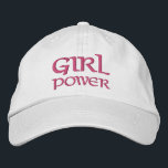 Girl Power Simple Modern Typography Custom<br><div class="desc">Girl Power Simple Modern Typography Custom Embroidered Baseball Cap features the simple modern embroidered text "Girl Power". Perfect as a gift for your best friend,  cousin,  sister,  mum and more. Created by Evco Studio www.zazzle.com/store/evcostudio</div>
