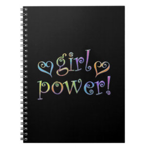 girl power! spiral notebook