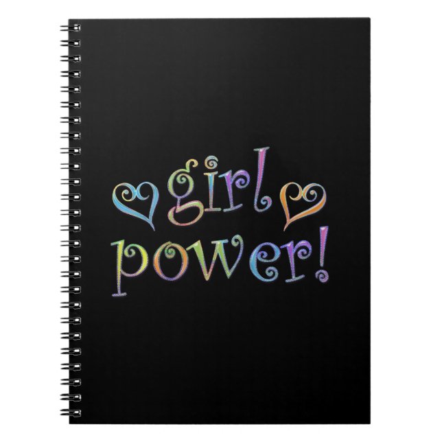 girl power! spiral notebook (Front)