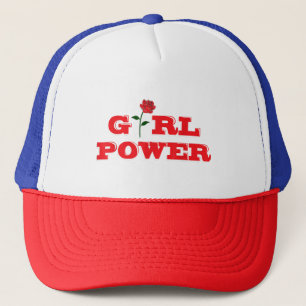 Girl Power T-Shirt - Awesome Women Female Feminist Trucker Hat