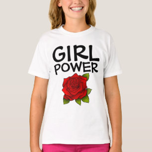 GIRL POWER T-SHIRTS GIRLS TEES