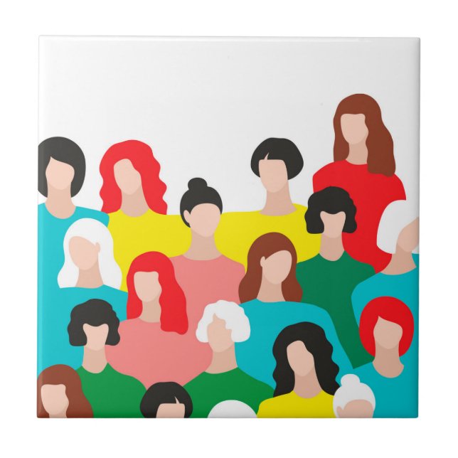 Girl power tile (Front)