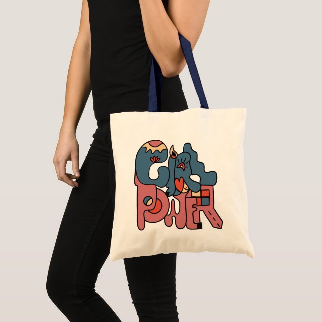 Girl Power Tote Bag (Front (Product))