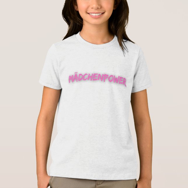 Girl Power Tri-Blend Shirt (Front)