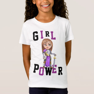 GIRL POWER TSHIRTS - personalised KNIGHTS
