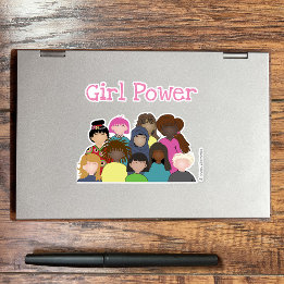 Girl Power Vinyl Sticker
