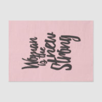 Girl Power Woman is the New Strong in Pink Black