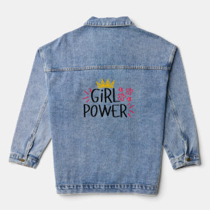 Girl Power Women's Day Denim Jacket