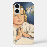 Girl Praying to Jesus Christ, Bedtime Prayers