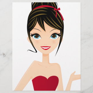 girl presenting