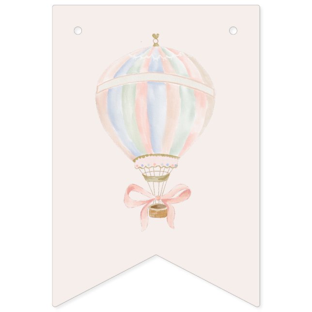 Girl Princess Fairytale Ballerina Birthday Party Bunting (First Flag)