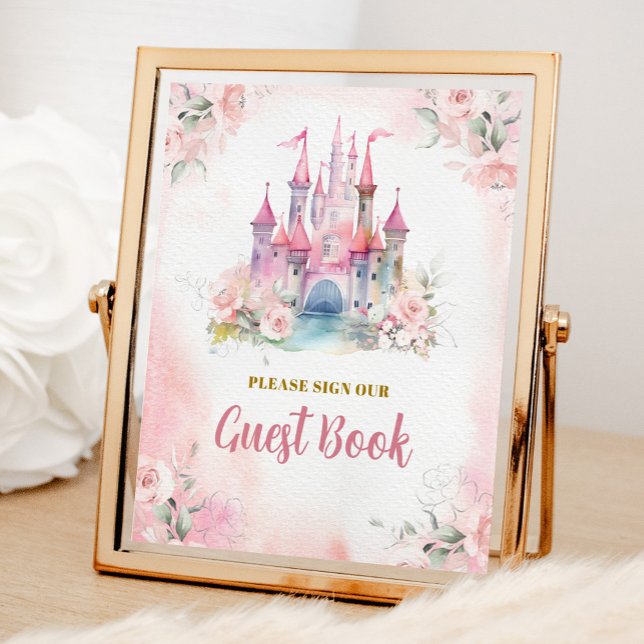 Girl Princess Royal Castle 5th Birthday Guest Book (Creator Uploaded)