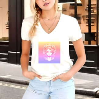 Girl print design  T-Shirt
