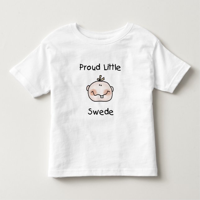 Girl Proud Swedish Baby Toddler T-Shirt (Front)