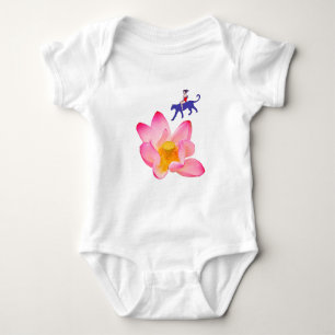 Girl, Puma, and Lotus  Baby Bodysuit