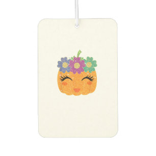 Girl Pumpkin Halloween Thanksgiving For Girls Boys Car Air Freshener