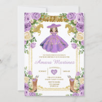 Girl Purple Mexican Dress 3rd Birthday Party 