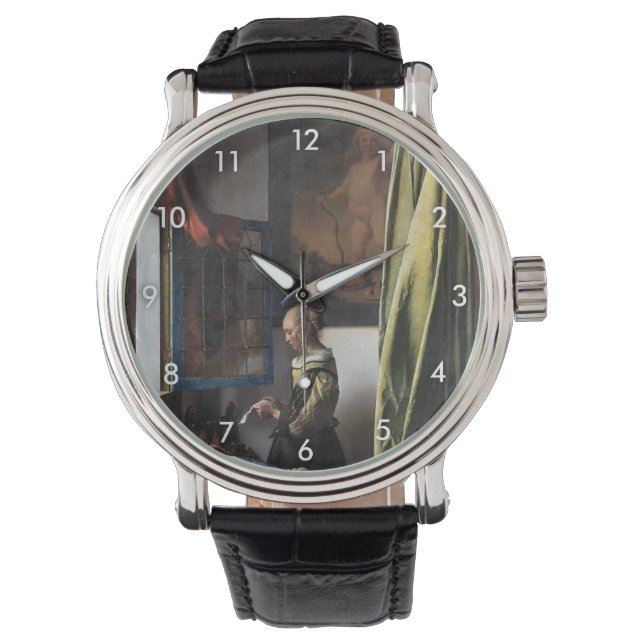 Girl Reading a Letter at an Open Window, Vermeer Watch (Front)