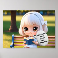 Girl Reading Book, feminist theme