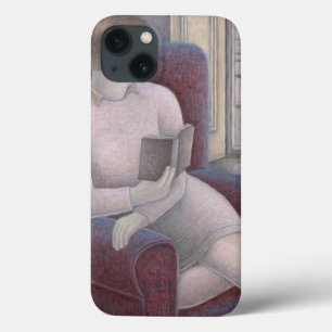 Girl Reading in Armchair 2009 iPhone 13 Case
