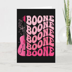 Girl Retro Boone Groovy Flower First Name Personal Card