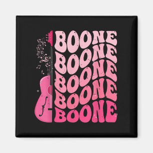 Girl Retro Boone Groovy Flower First Name Personal Magnet