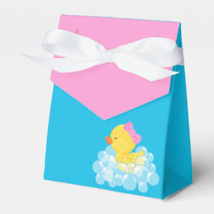 Girl Rubber Duck Birthday Shower Treat Favour Box