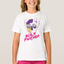 Girl’s Basic T-Shirt - Black Panther