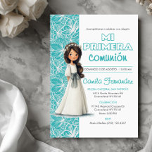 Girl’s First Communion Cute Catholic Religious