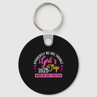 Girl’s Trip 2025 Summer Beach Weekend Vacation Wom Key Ring