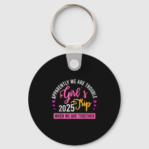 Girl’s Trip 2025 Summer Beach Weekend Vacation Wom Key Ring