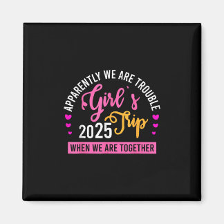 Girl’s Trip 2025 Summer Beach Weekend Vacation Wom Magnet