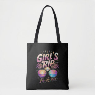 Girl’s Trip Florida 2024 Summer Beach Weekend Tote Bag