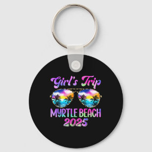 Girl’s Trip Myrtle Beach 2025 Summer Beach Weekend Key Ring