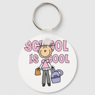 Girl School is Cool Key Ring