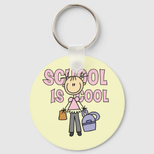 Girl School is Cool Key Ring