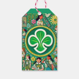 Girl Scout Honour Congratulations on Award Star Ca Gift Tags