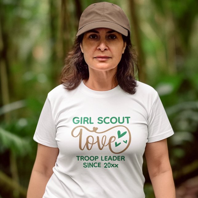 Girl Scout Love Troop Leader Custom T-Shirt (Creator Uploaded)